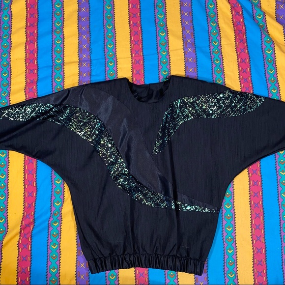 Vintage Weise sparkly ladies blouse 36 Large - Picture 3 of 10